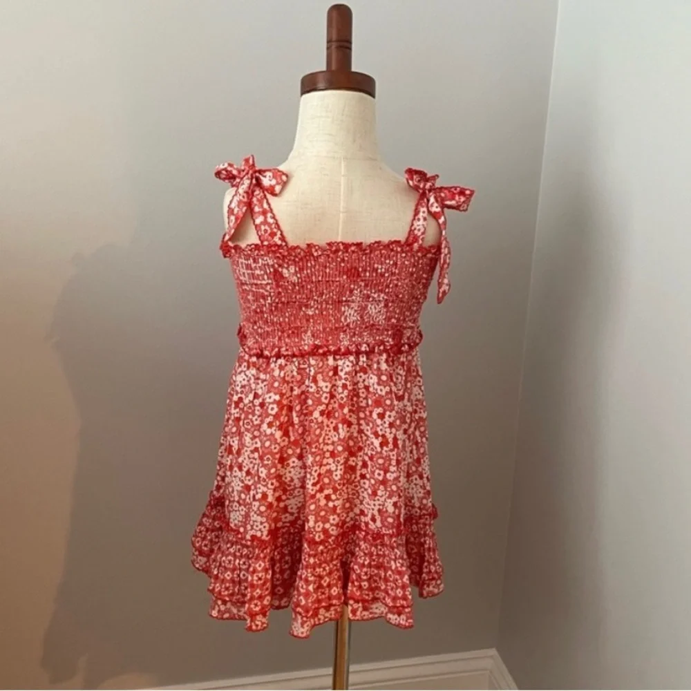 POUPETTE ST. BARTH TODDLER GIRL SMOCKED SUN DRESS